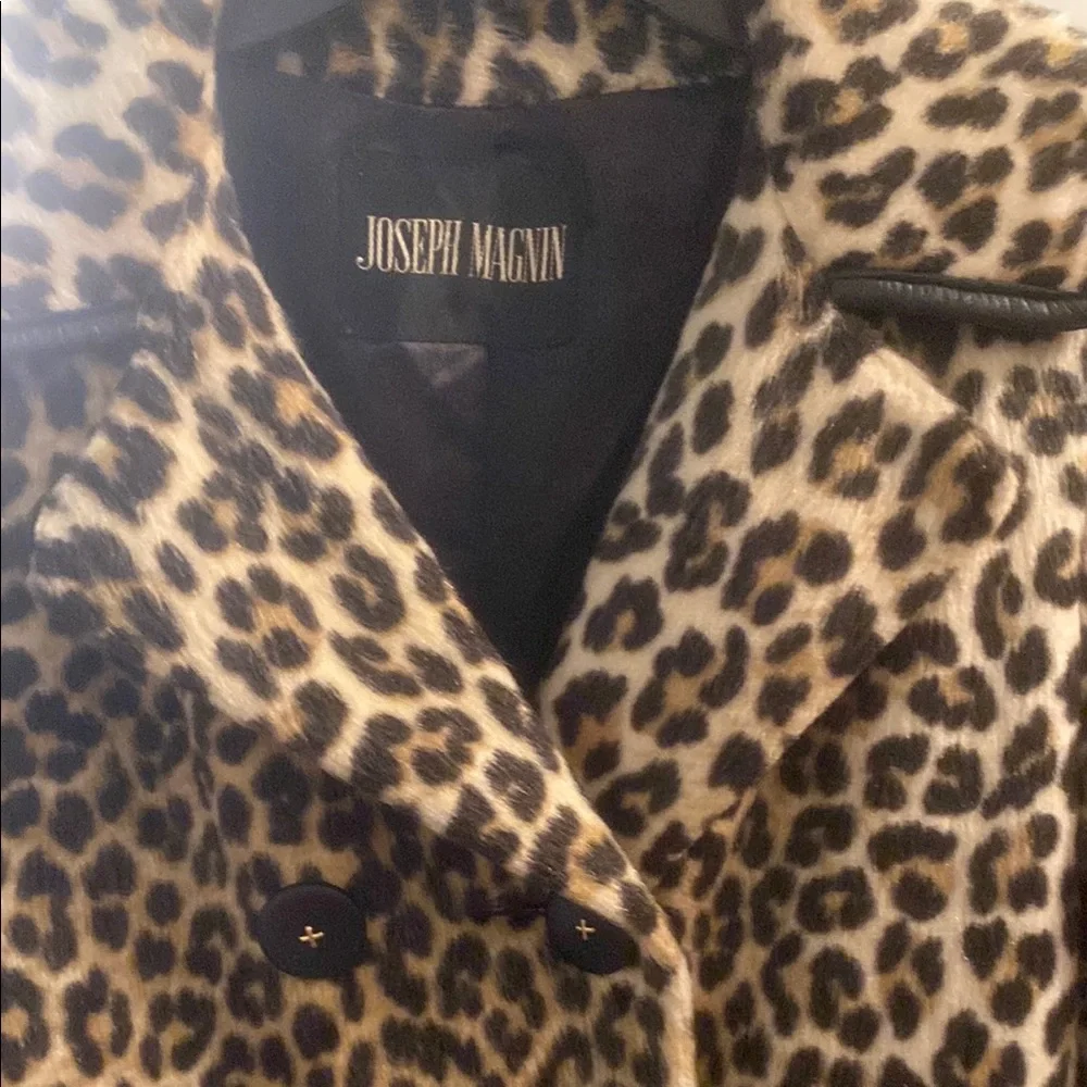 Vintage Leopard Print Coat - Picture 3 of 7